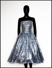 Carnivale - Silver Sequin Midi Dress