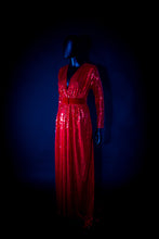Vampess - Red Sequin Maxi Gown
