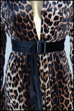 RESERVED Vampess - Leopard Print Velvet Gown