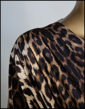 RESERVED Vampess - Leopard Print Velvet Gown
