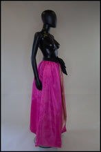 Vintage 1980s Pink Taffeta Over Skirt