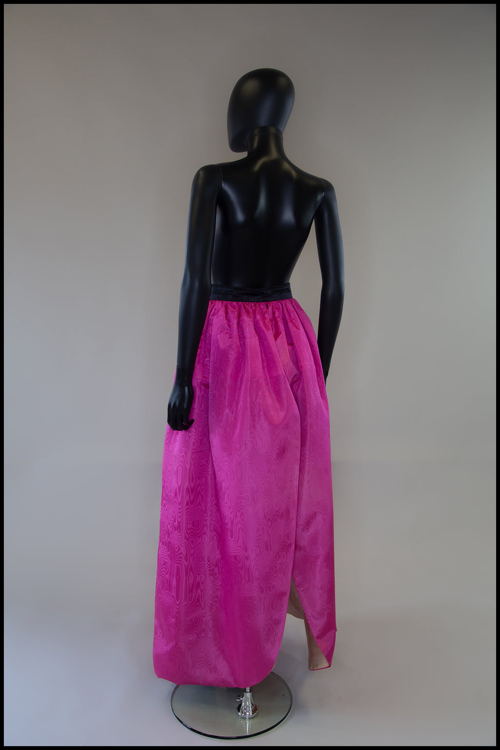 Vintage 1980s Pink Taffeta Over Skirt