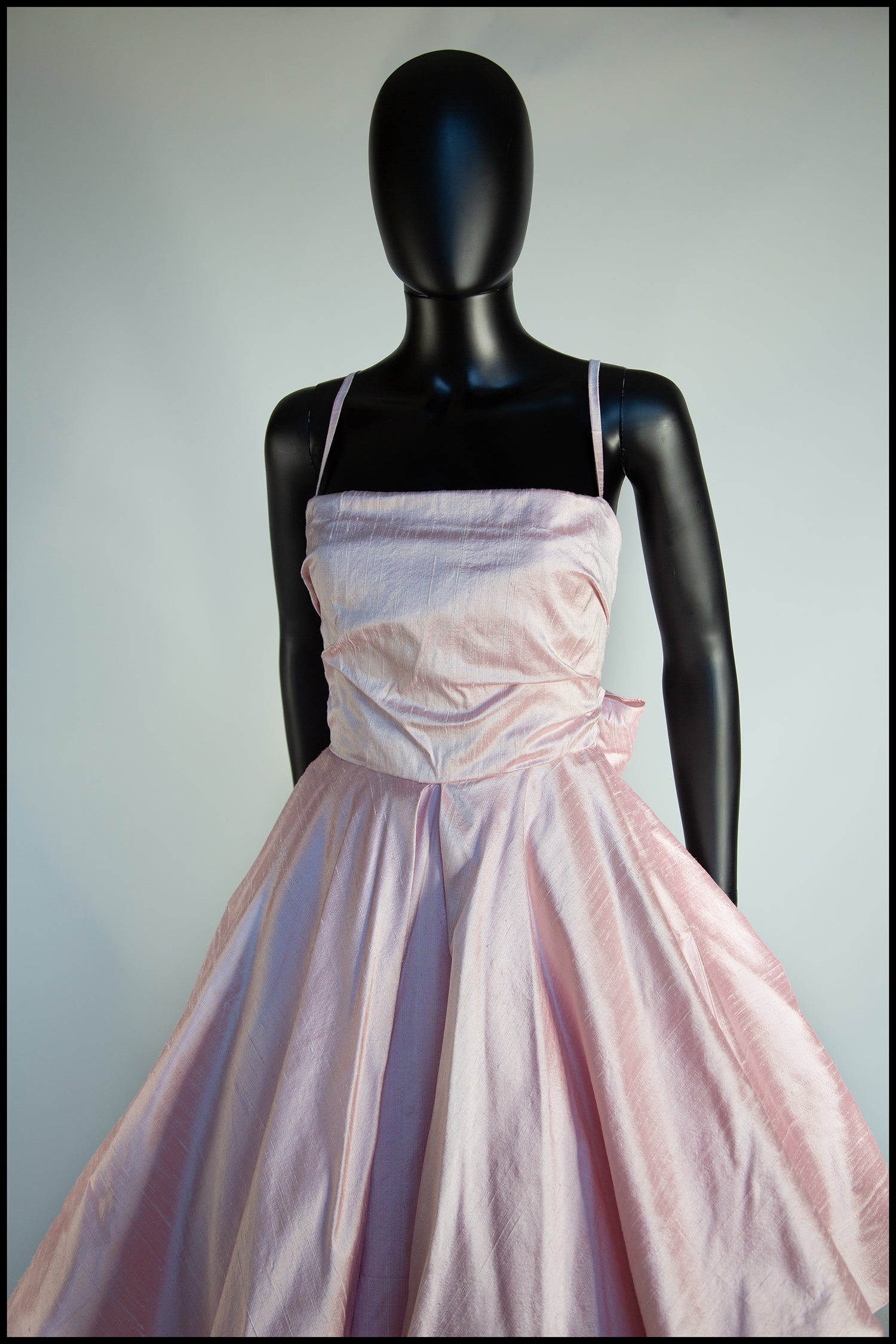 Peony Blush Pink Silk Gown