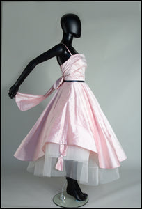 Peony Blush Pink Silk Gown