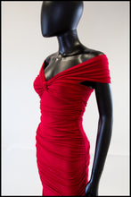 Red Jersey Hollywood Gown (sample)