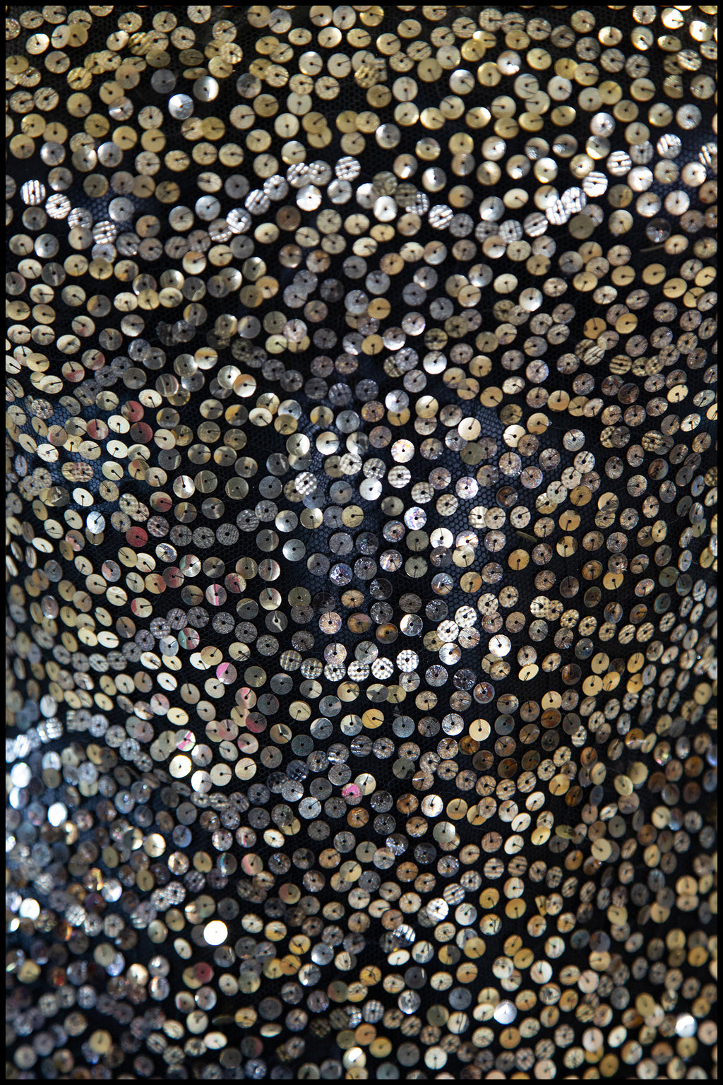 Vintage 1930s Gold Sequin Blouse