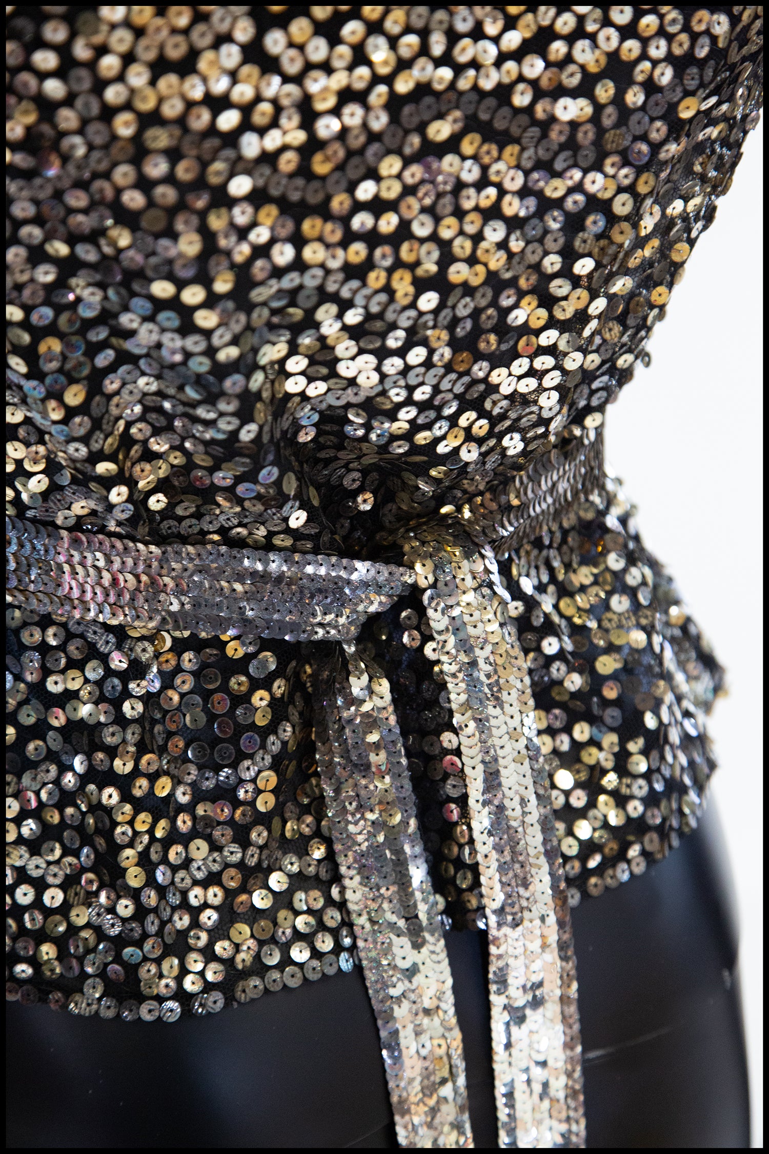 Vintage 1930s Gold Sequin Blouse