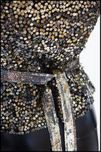 Vintage 1930s Gold Sequin Blouse
