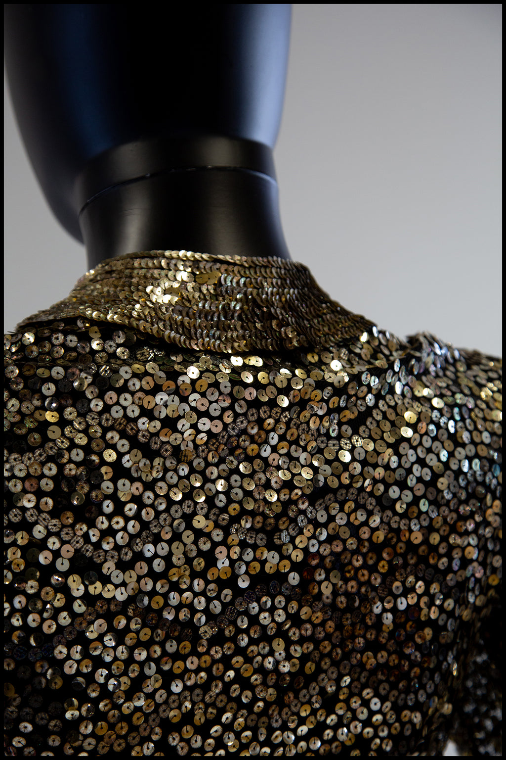 Vintage 1930s Gold Sequin Blouse