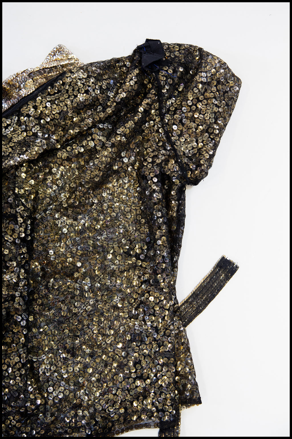 Vintage 1930s Gold Sequin Blouse