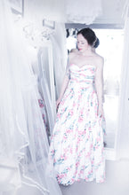 RESERVED Vintage 1950s Pink Floral Horrockses Cotton Gown