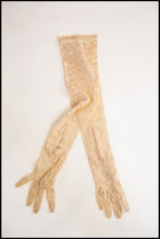 Vintage 1930s Long Lace Gloves