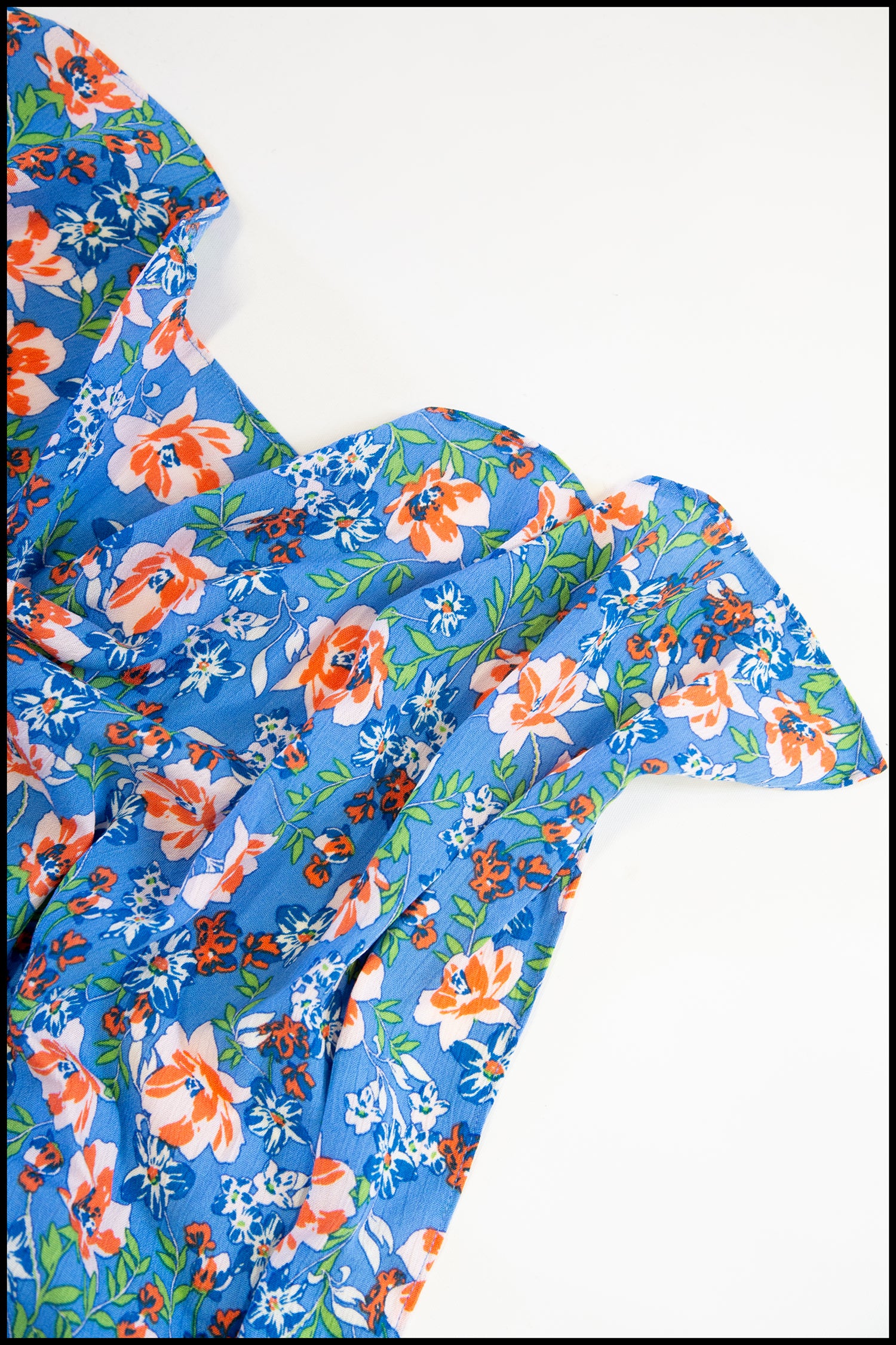 Blue Belle Floral Scarf