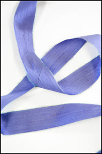 Dusky Blue Silk Ribbon 5cm