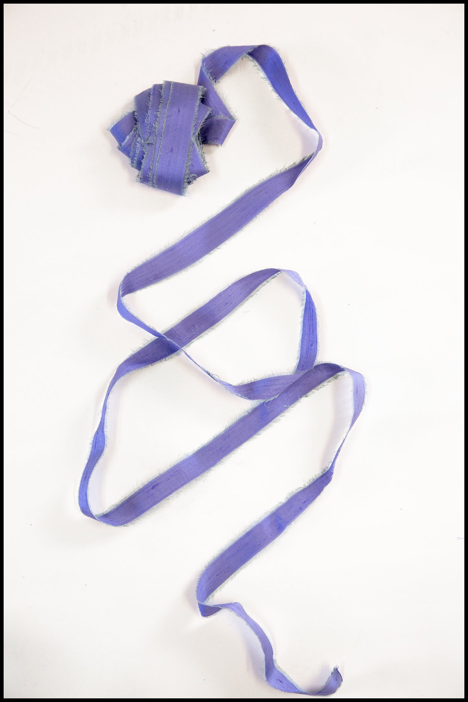 Dusky Blue Silk Ribbon 2.5cms