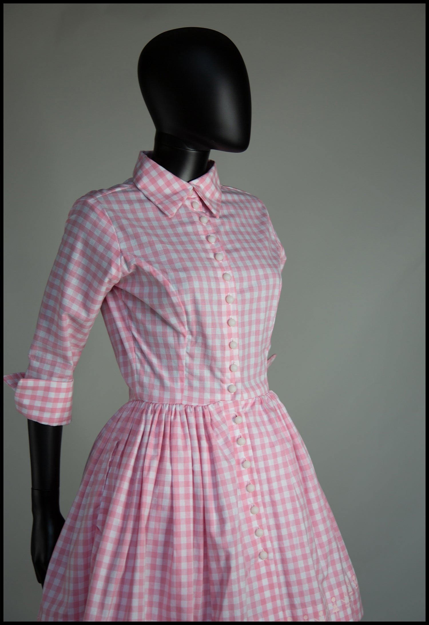 Cocktail Hour Gingham Shift Dress