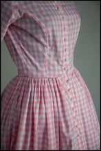 Bardot - Pink Gingham Cotton Mini Shirt Dress