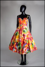 The Showgirl - Printed Wool Felt Dress - Liz Clay Collaboration