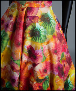 The Showgirl - Printed Wool Felt Dress - Liz Clay Collaboration