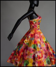 The Showgirl - Printed Wool Felt Dress - Liz Clay Collaboration