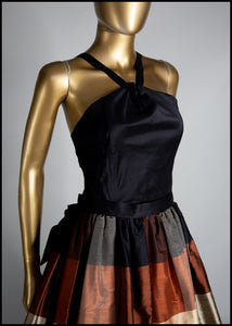 Autumn -  Silk Taffeta Ballgown Dress