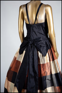Autumn -  Silk Taffeta Ballgown Dress