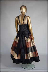 Autumn -  Silk Taffeta Ballgown Dress