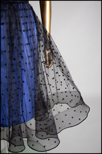 Black Magic - Star Tulle Cocktail Midi Dress