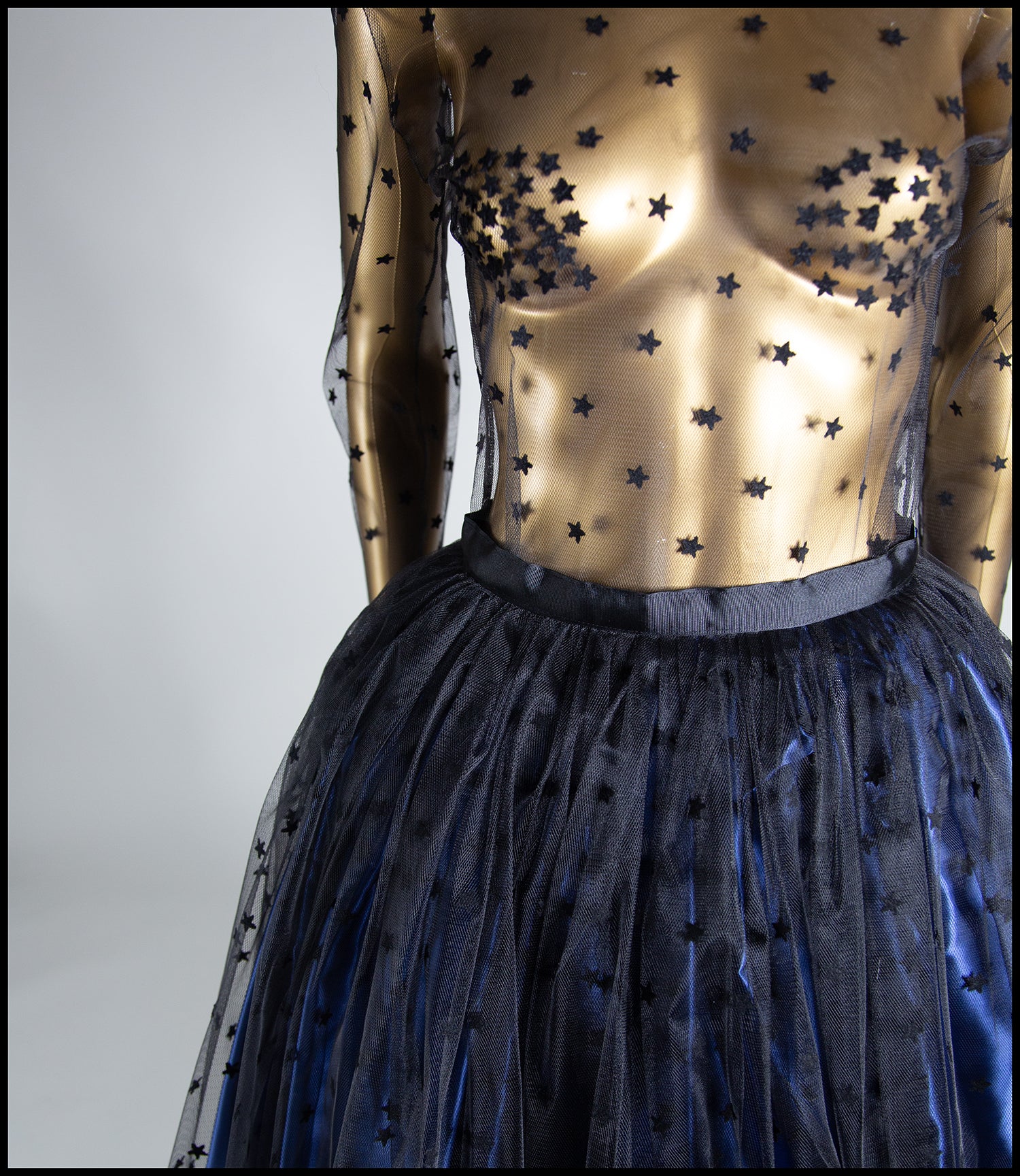 Black tulle skirt with stars shop