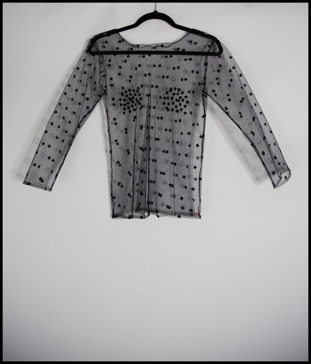 Black Magic - Star Tulle Top