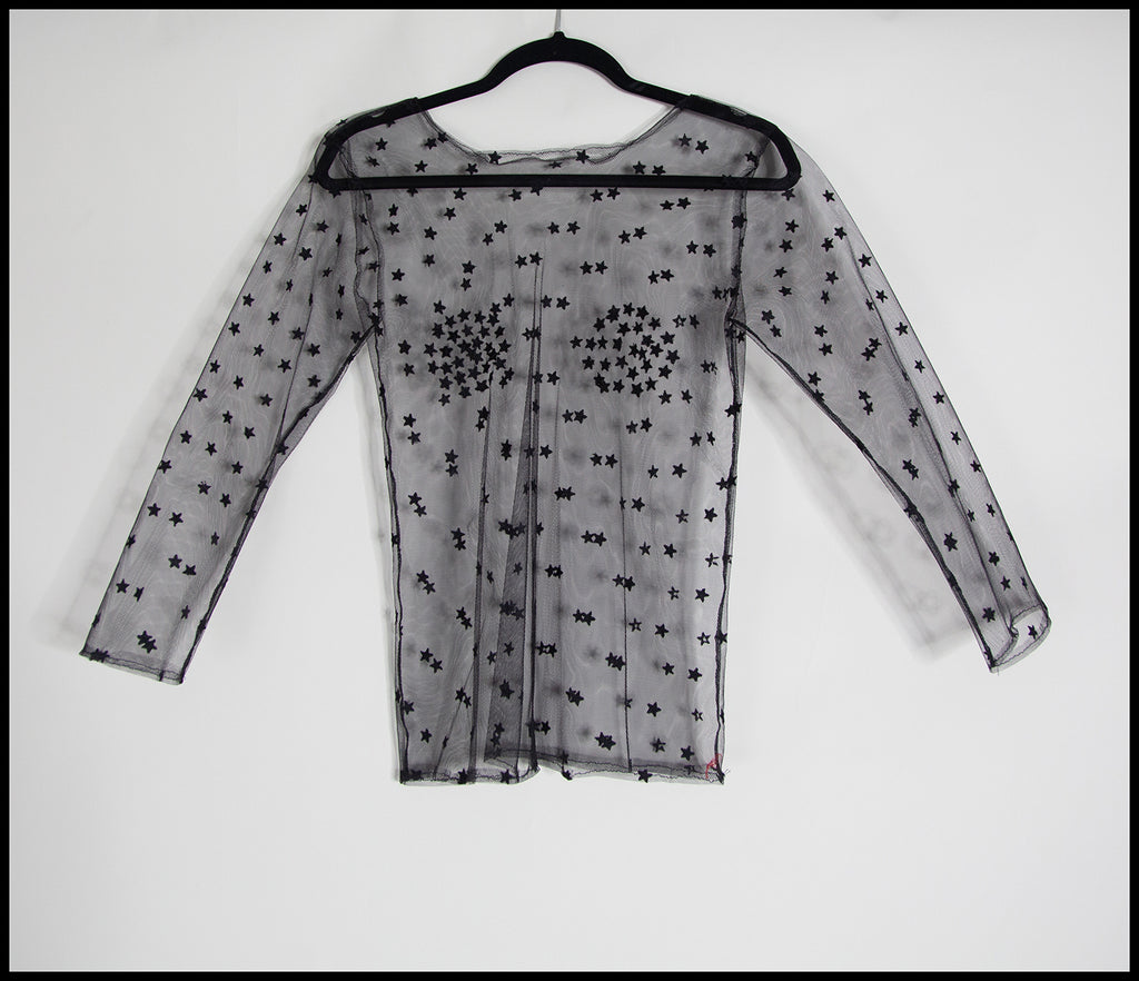 Black Magic - Star Tulle Top