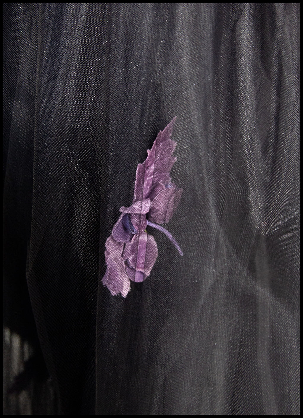 Black Rose Tulle Skirt