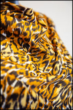 Vintage 1950s Leopard Print Shift Dress