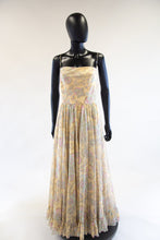 Vintage 1970s Paisley Print Maxi Dress and Jacket