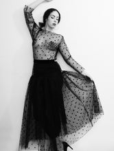 Black Magic - Tulle Star Maxi Dress