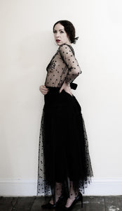 Black Magic - Tulle Star Maxi Dress