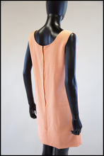 Vintage 1960s Peach Mini Dress and Coat Suit