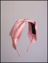 Pink Silk Bow Headband