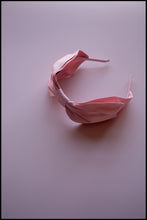 Pink Silk Bow Headband