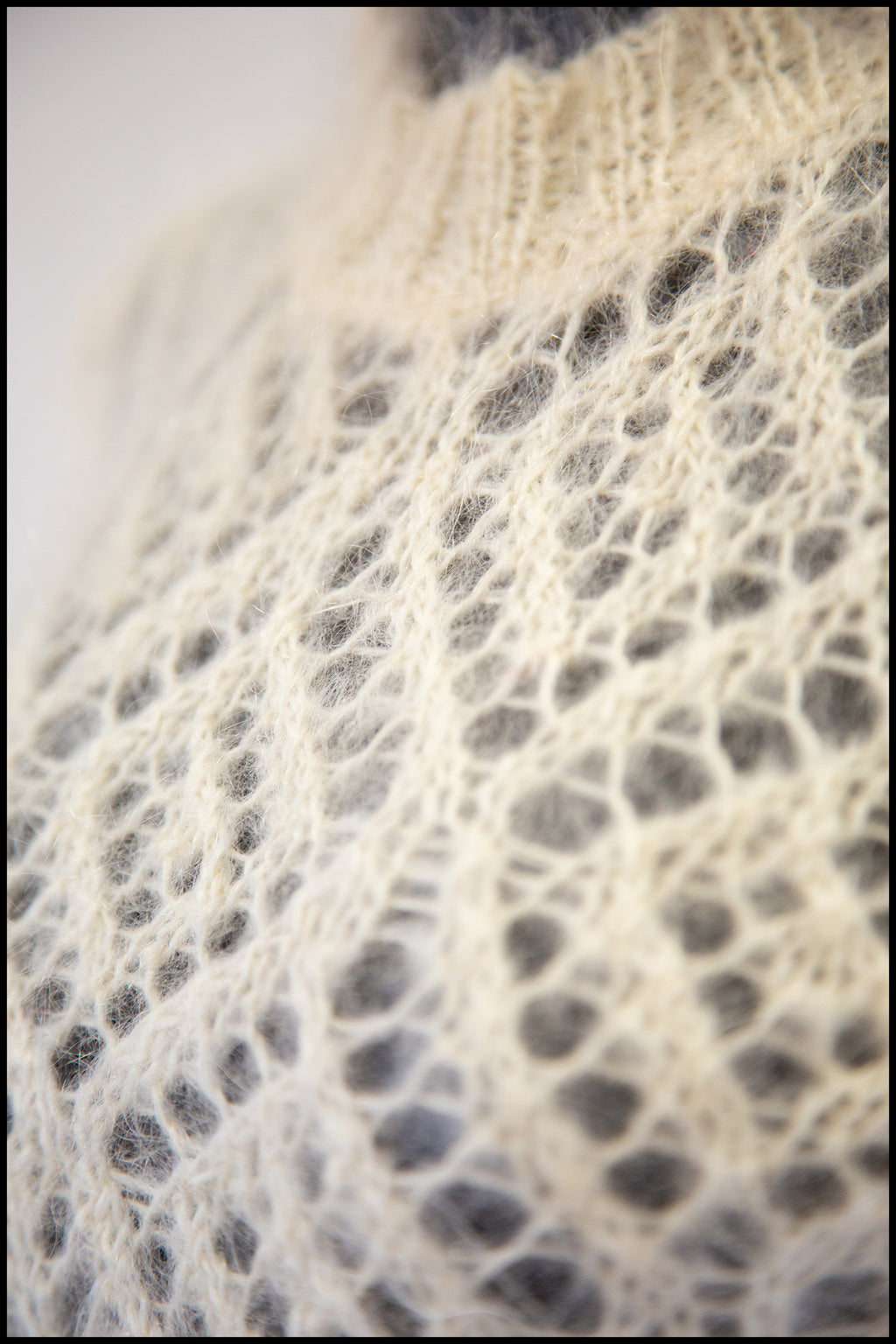 Vintage 1980s Cream Mohair Sweater