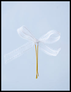 Tulle Bow Bobby Pins - Set of 3