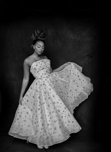 alexandra king floral silk dress 