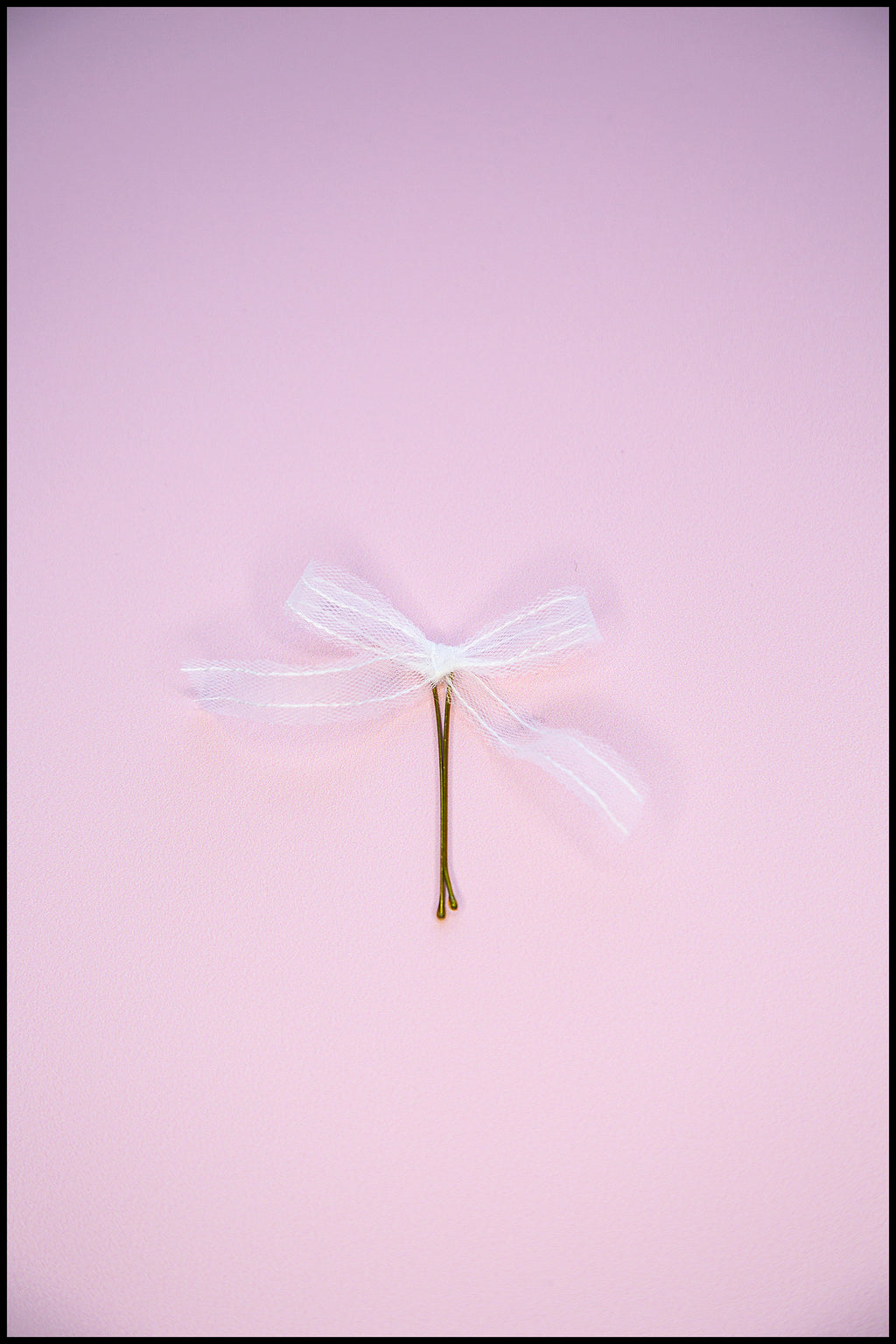 white tulle bow hair pin alexandra king