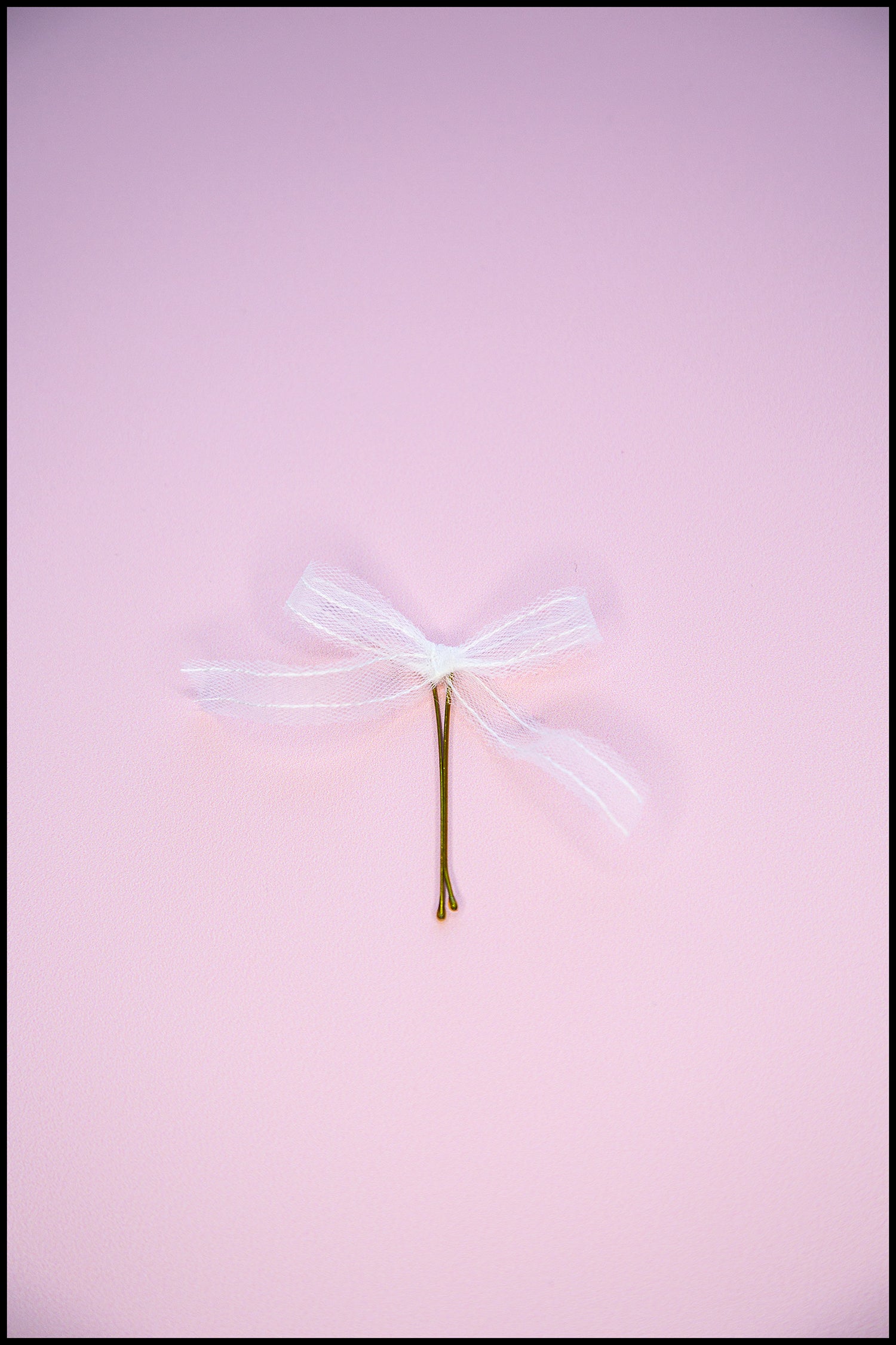 white tulle bow hair pin alexandra king