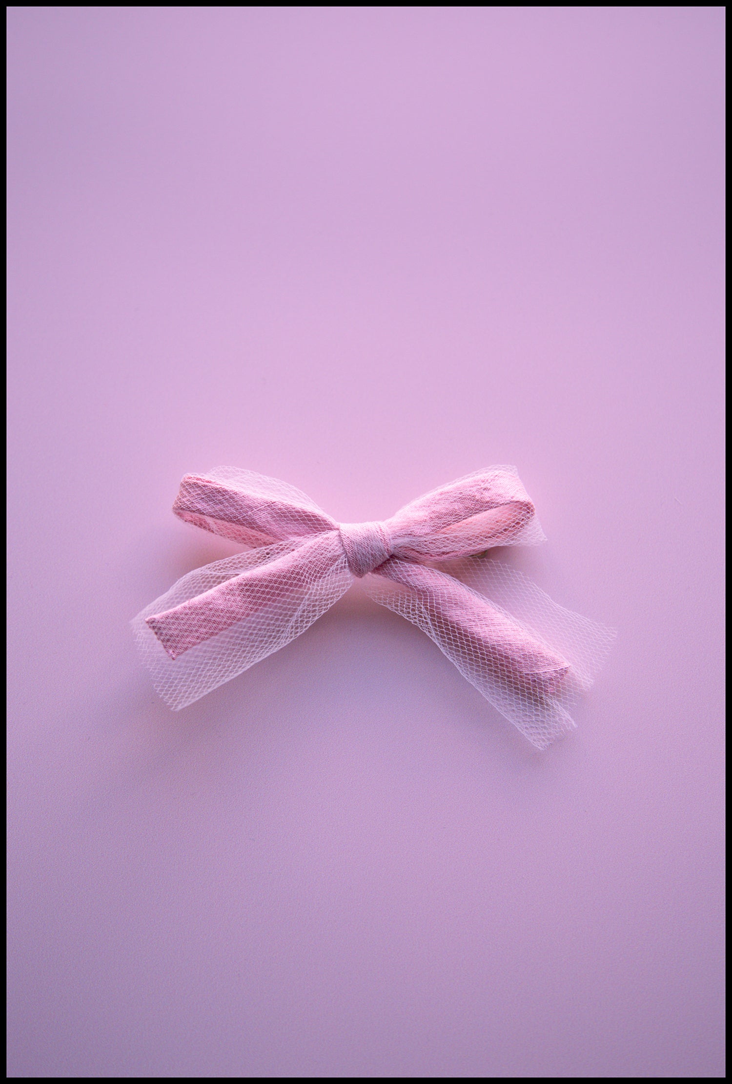 Pink Silk Tulle Small Bow – ALEXANDRAKING