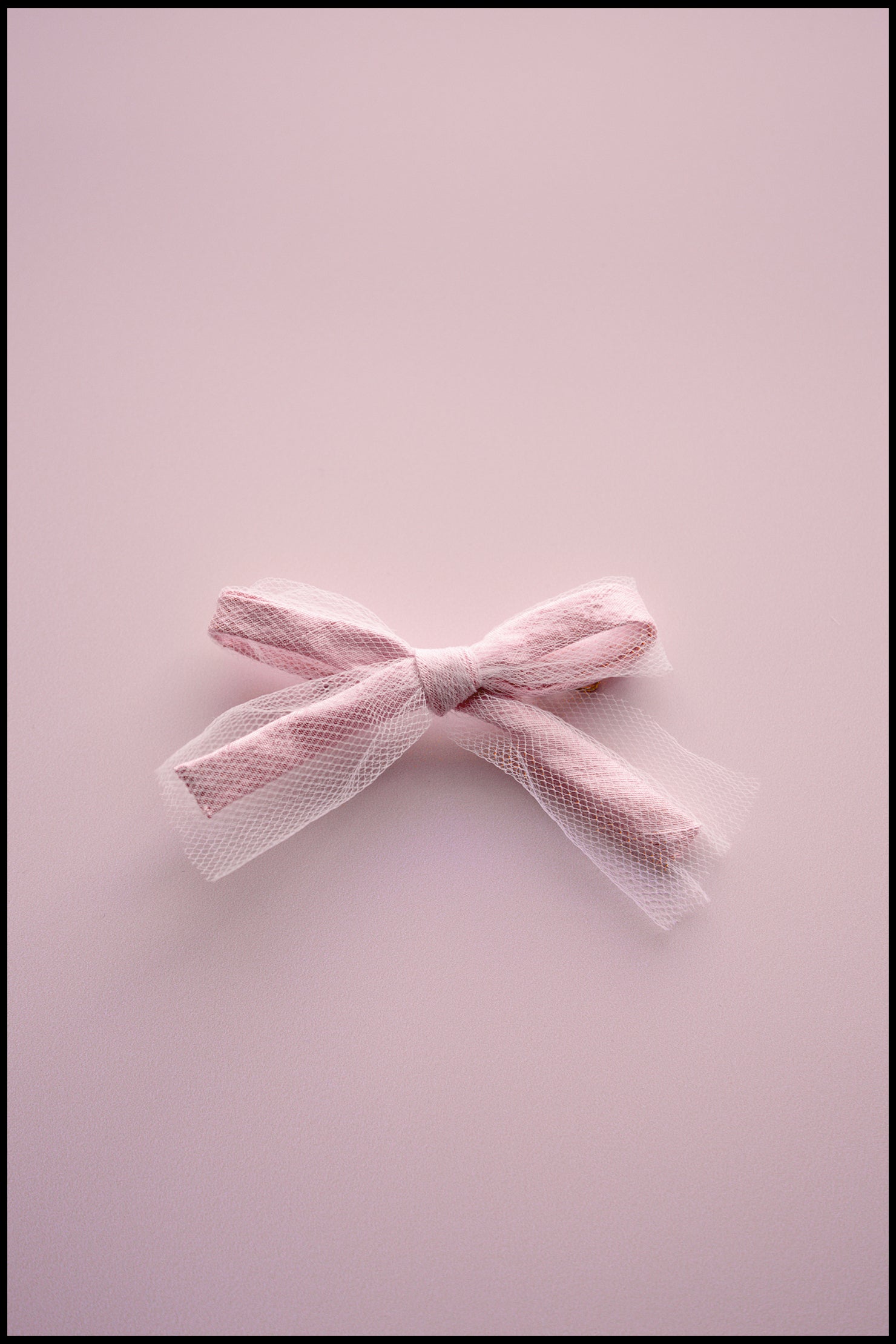 Pink Silk Tulle Small Bow – ALEXANDRAKING