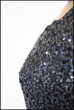 Vintage 1980s Sequin Novelty Party Dress