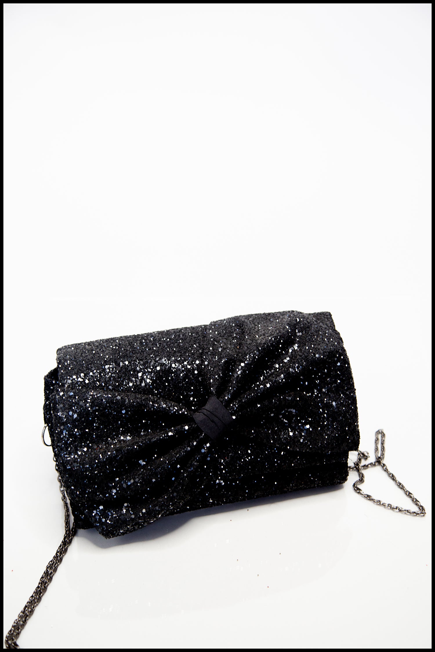 Women's Mini Star Bag in black glossy leather with tone-on-tone star |  Golden Goose