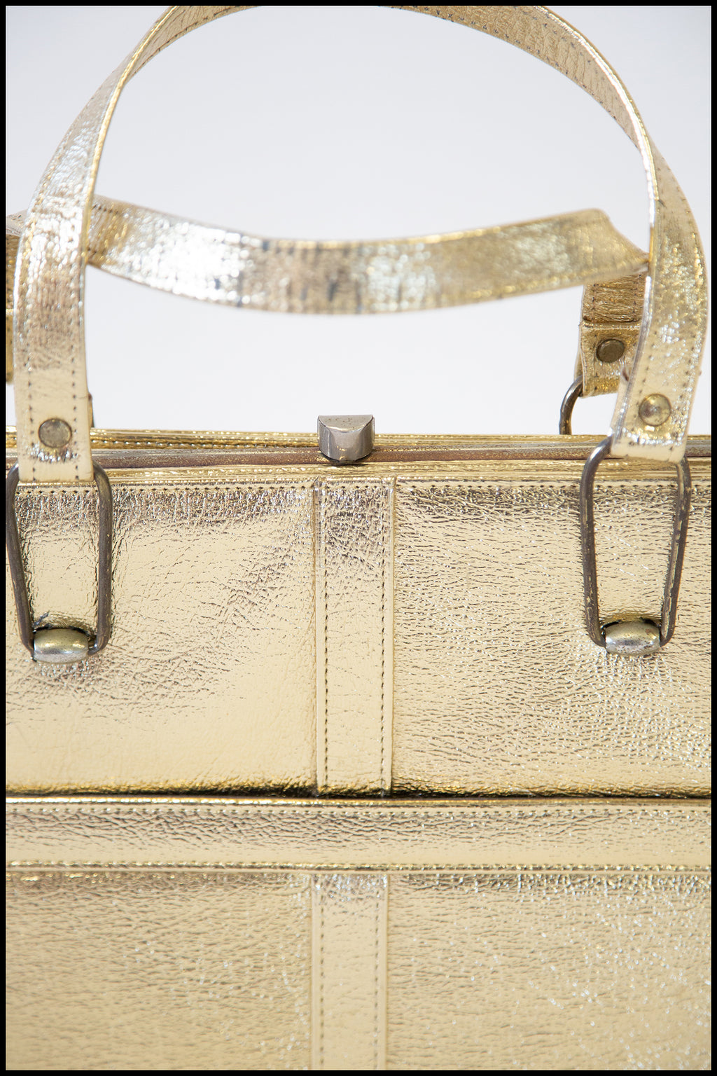 Vintage 1960s Gold Handbag