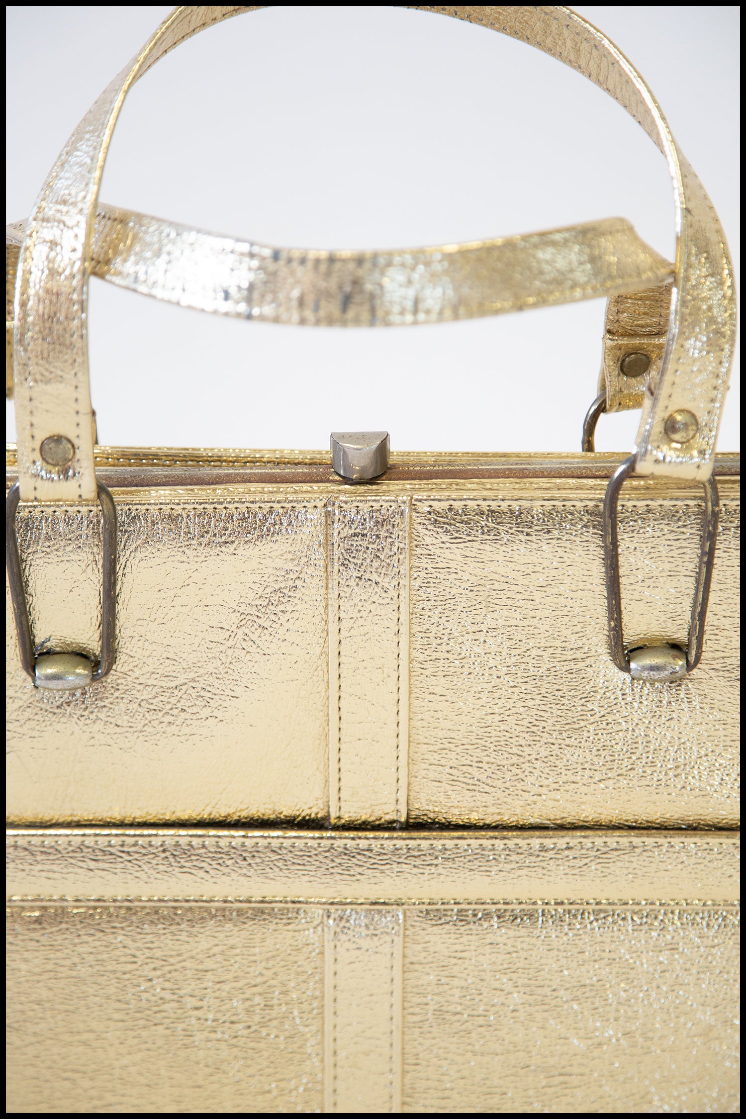 Vintage 1960s Gold Handbag